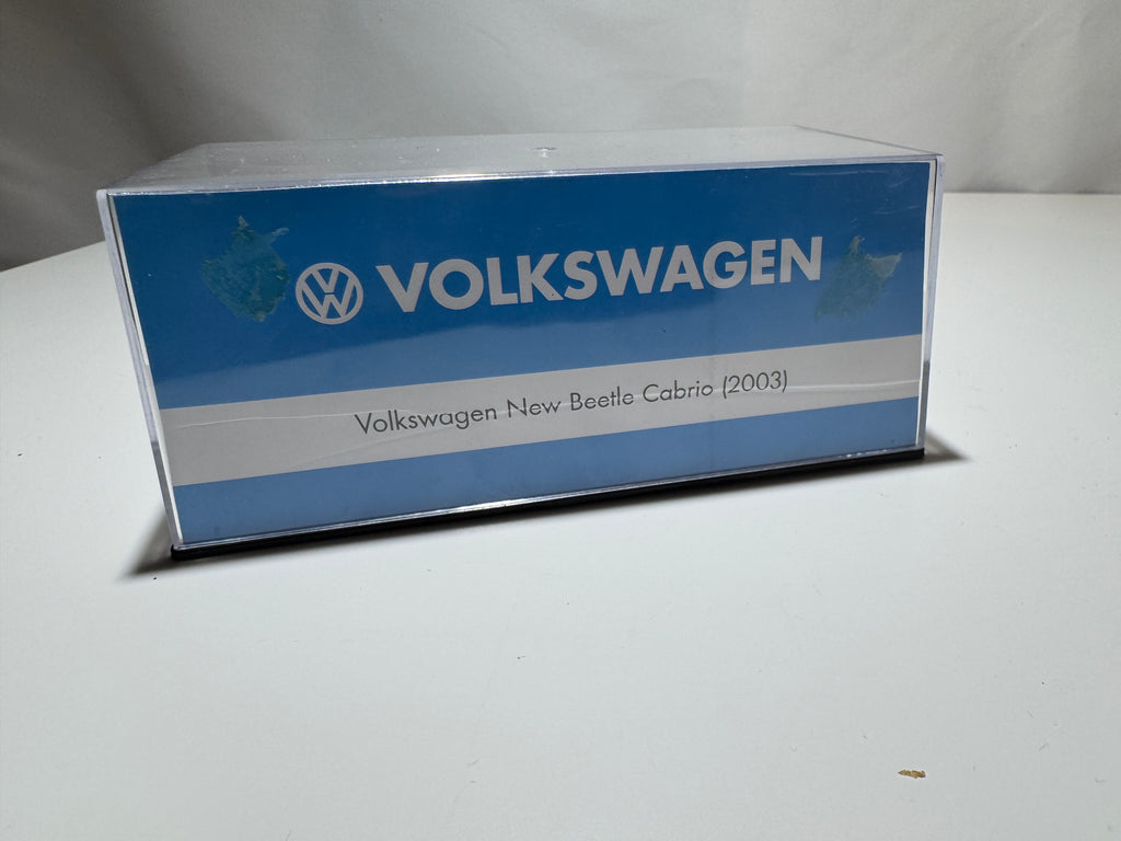 1:43 VW Volkswagen New Beetle Cabriolet 2003 Blau Neu OVP #536