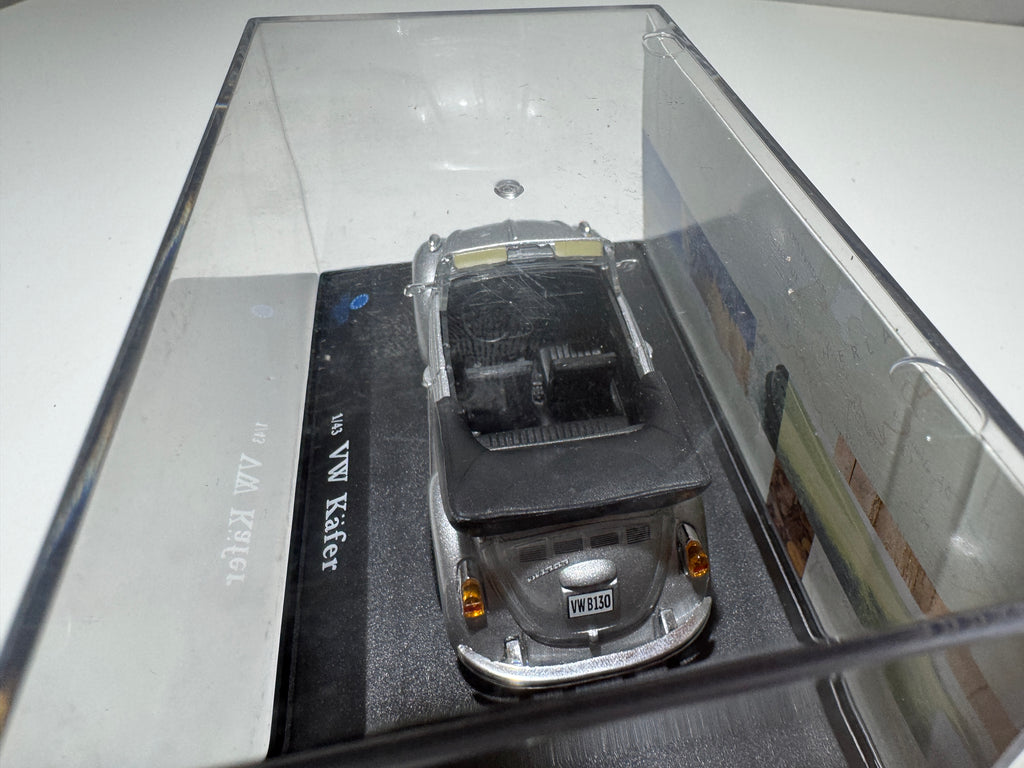 1:43 American Mint Premium VW Volkswagen Käfer Cabriolet Silber OVP #537