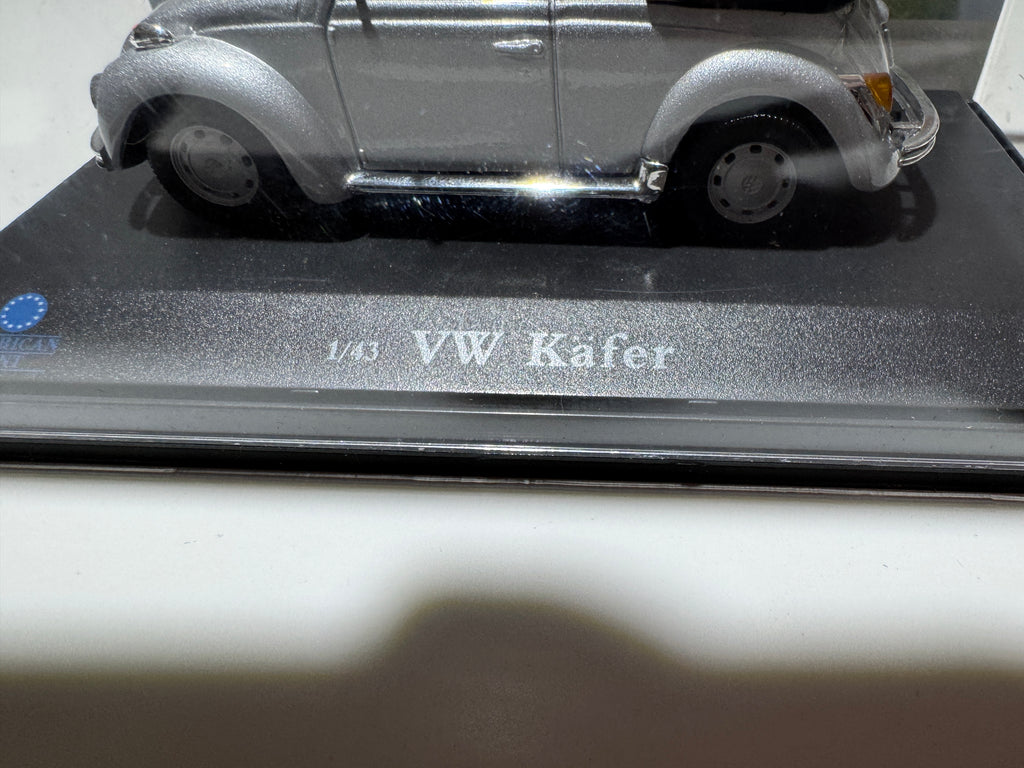 1:43 American Mint Premium VW Volkswagen Käfer Cabriolet Silber OVP #537