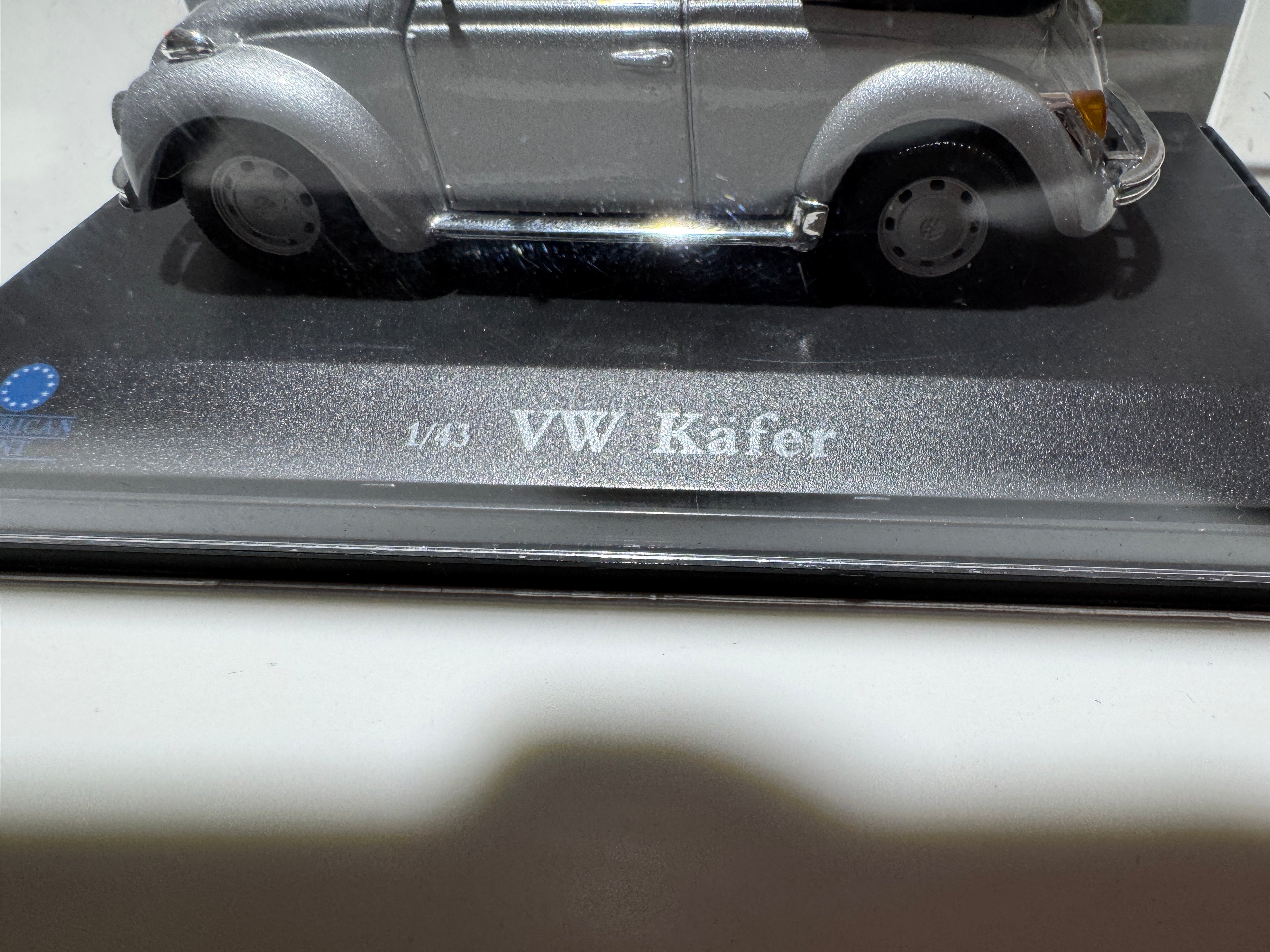 1:43 American Mint Premium VW Volkswagen Käfer Cabriolet Silber OVP #537
