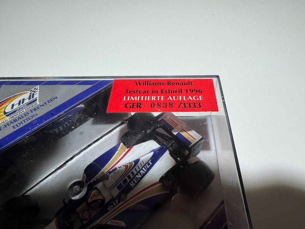 1:43 Heinz-Harald Frentzen Edition Williams-Renault 1996 Formel 1 Neu OVP 0838/3333 #539