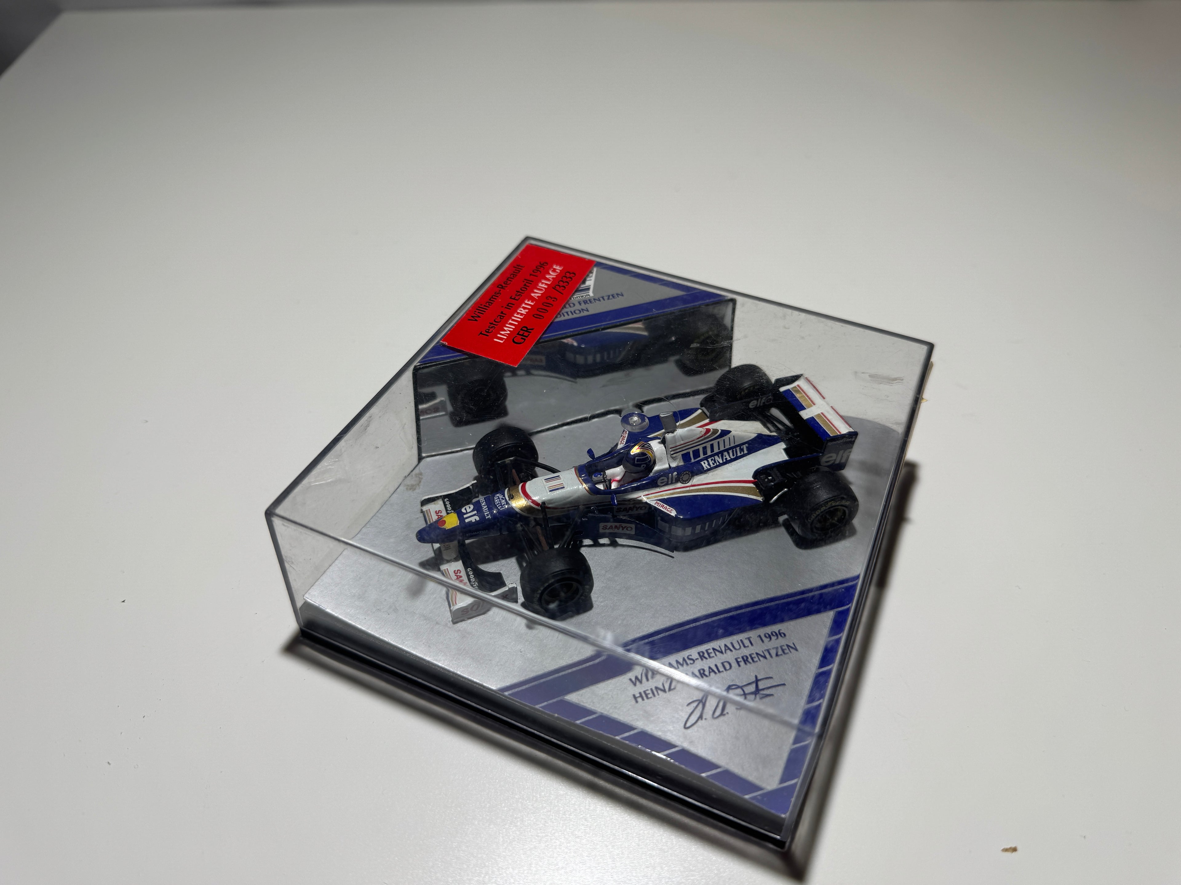 1:43 Heinz-Harald Frentzen Edition Williams-Renault 1996 Formel 1 Neu OVP 0003/3333 #541