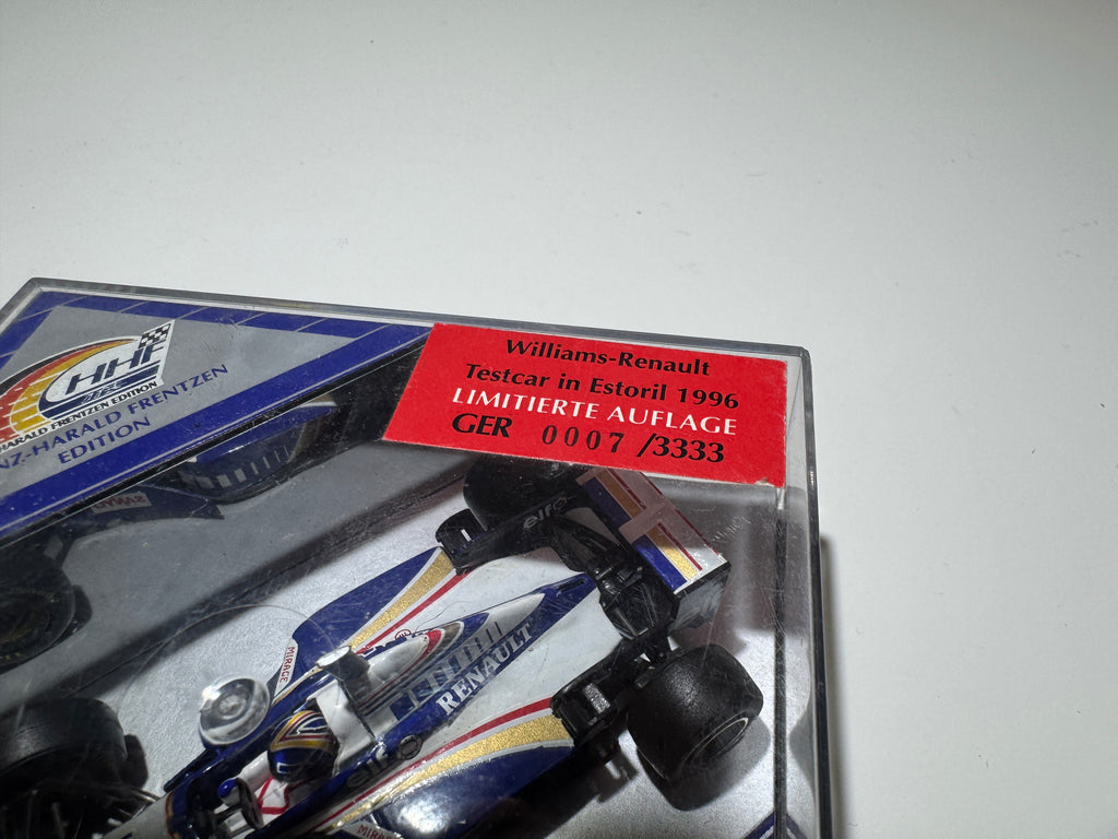 1:43 Heinz-Harald Frentzen Edition Williams-Renault 1996 Formel 1 Neu OVP 0007/3333 #543