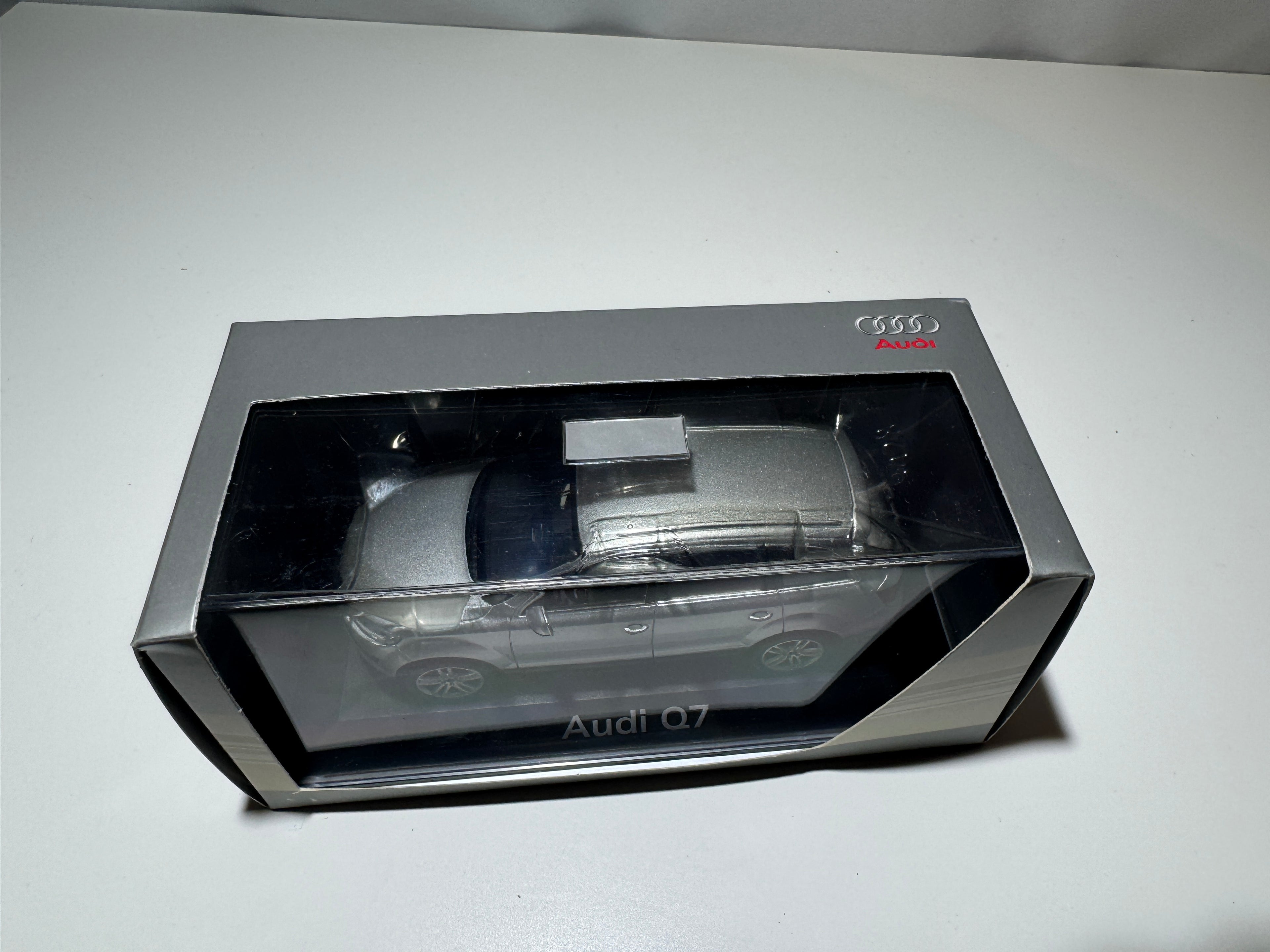 1:43 Schuco Händlermodelle Audi Q7 Silber Neu OVP #550