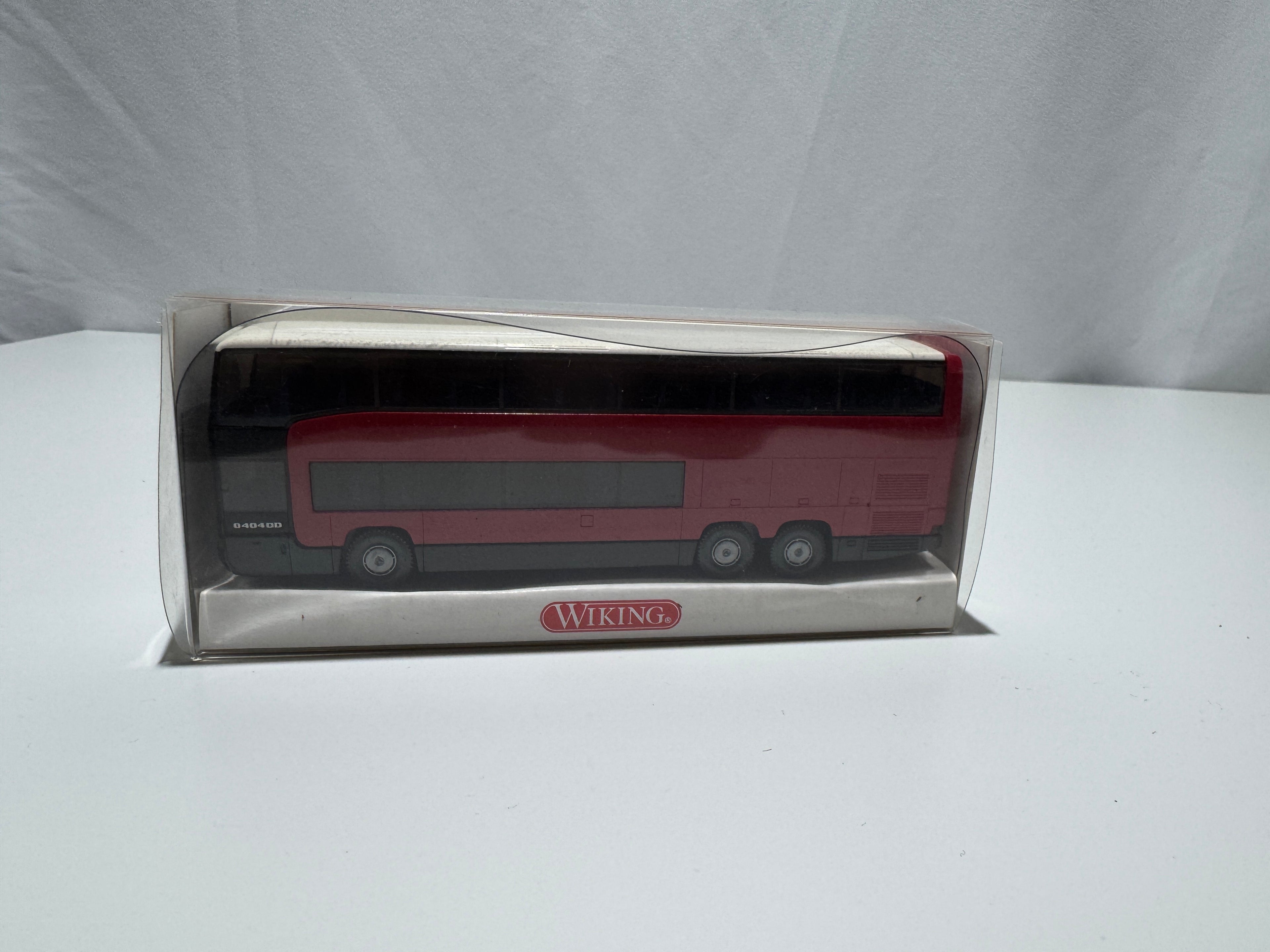 1:87 Wiking Mercedes-Benz O404 DD Reisebus Rot OVP #571