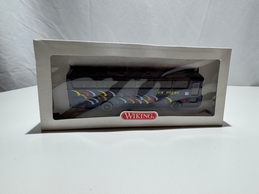1:87 Wiking Mercedes-Benz O303 RHD Reisebus Blau OVP #572