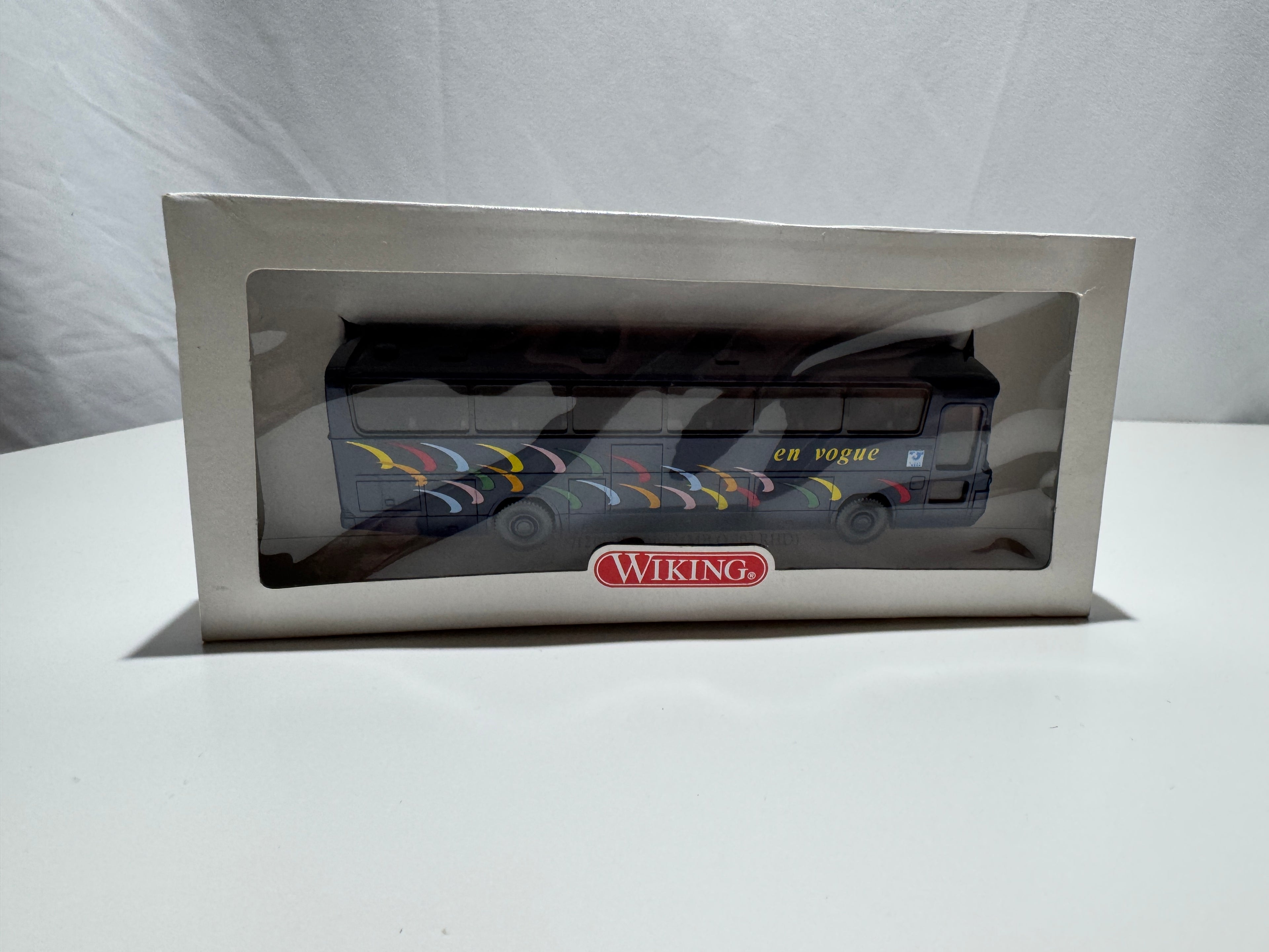 1:87 Wiking Mercedes-Benz O303 RHD Reisebus Blau OVP #572