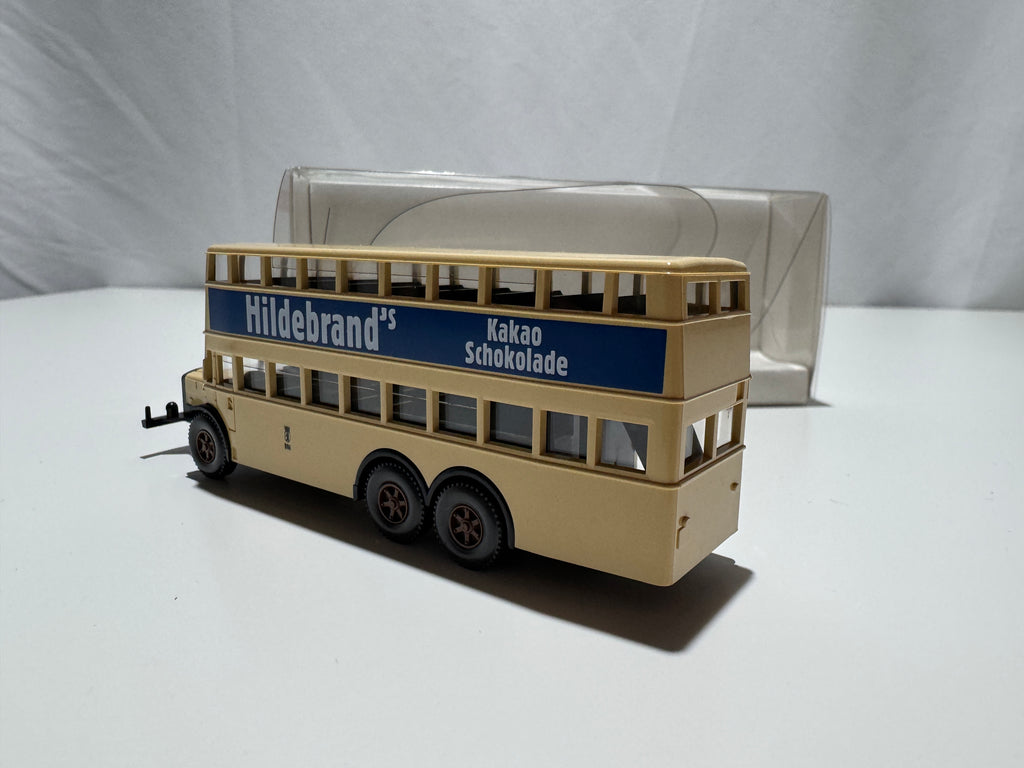1:87 Wiking Berliner Doppeldeckbus D38 Braun-Gelb OVP #574
