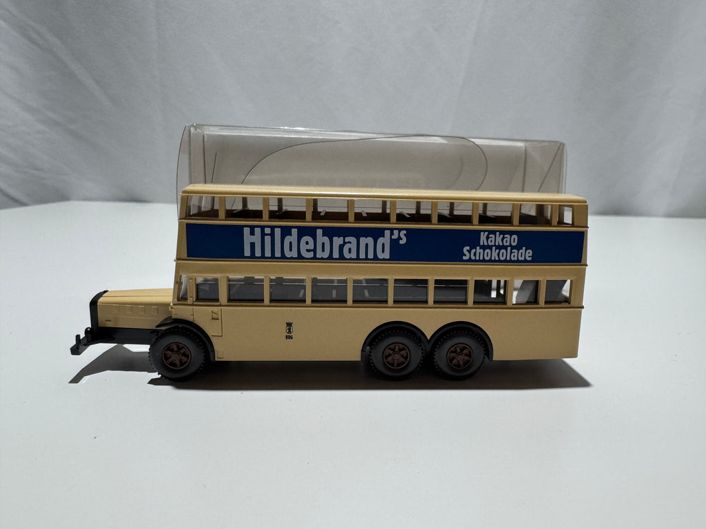 1:87 Wiking Berliner Doppeldeckbus D38 Braun-Gelb OVP #574