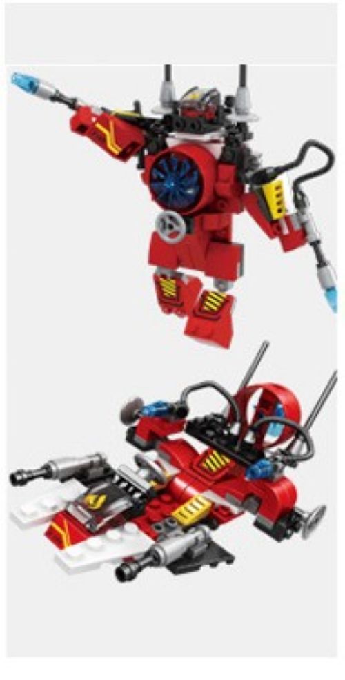 Lego Feuerwehrflugzeug 2 Version 103 Stk Spielzeug C025-8 #072