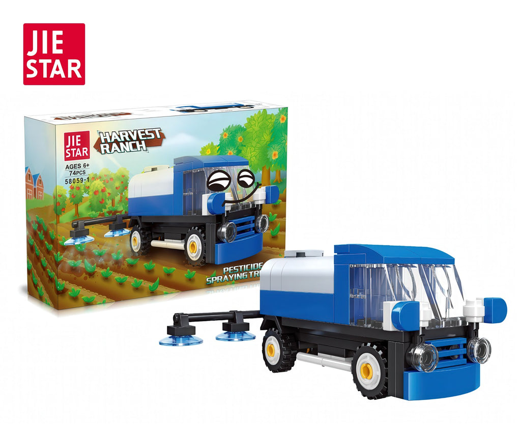 Lego LKW Pestizid-Sprühwagen 74 Stk Spielzeug Landmaschinen Harvest Ranch #083