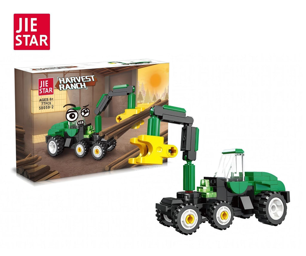 Lego Holzerntemaschine Spielzeug 77 Stk Baumaschine Landmaschinen Harvest Ranch #084