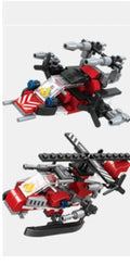 Lego Feuerwehrhubschrauber 2 Version 103 Stk Spielzeug C025-5 #076