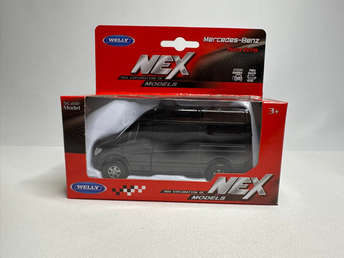 1:38 Welly Mercedes-Benz Sprinter W906 Facelift Schwarz #189
