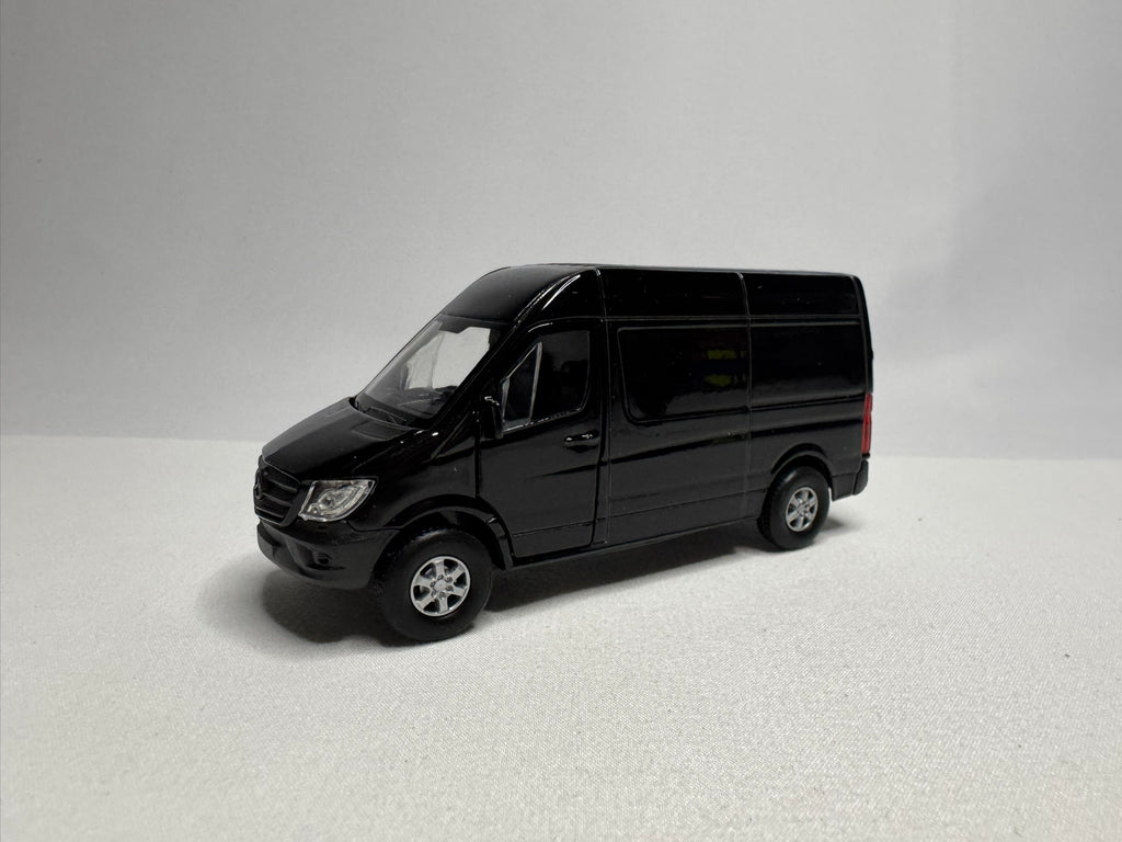 1:38 Welly Mercedes-Benz Sprinter W906 Facelift Schwarz #189