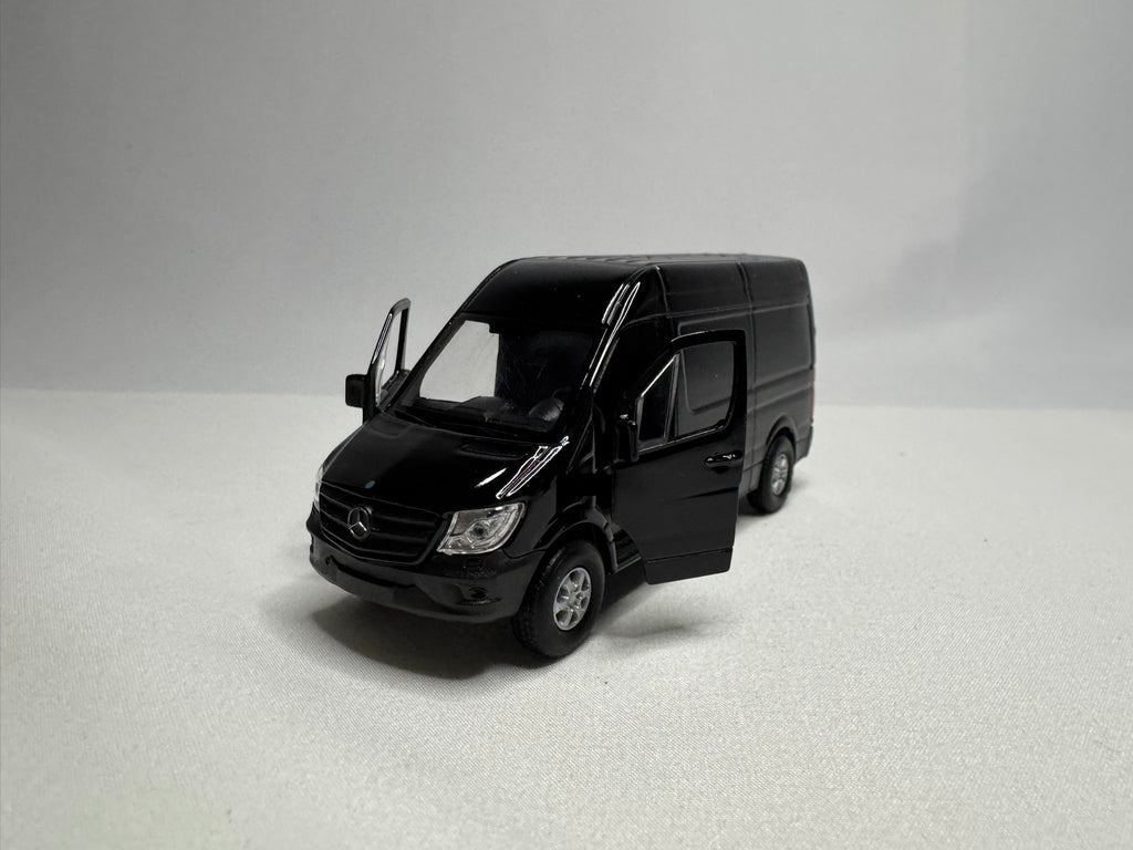 1:38 Welly Mercedes-Benz Sprinter W906 Facelift Schwarz #189