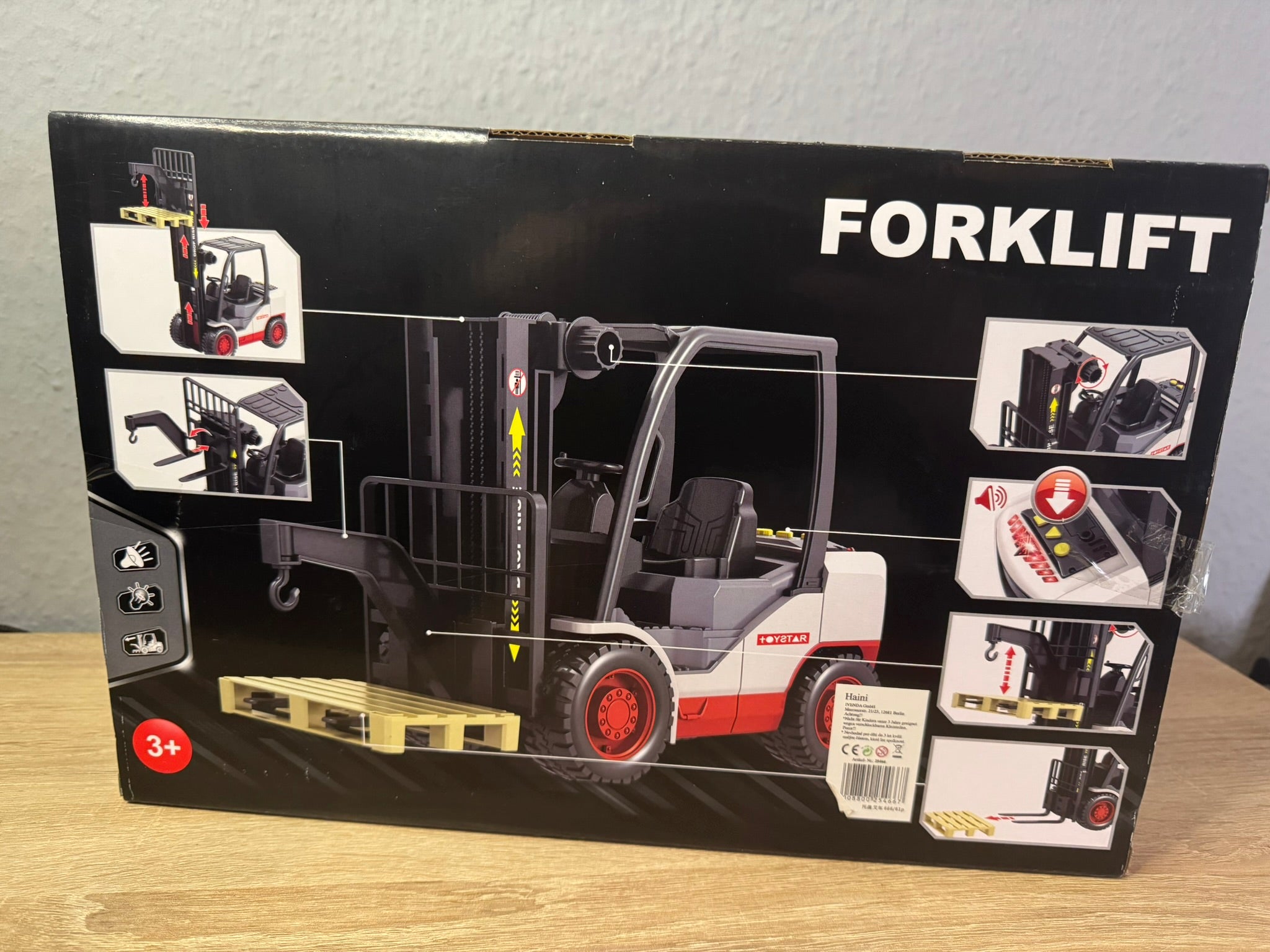 Gabelstapler Spielzeug  Forklift 32x20x13cm #067