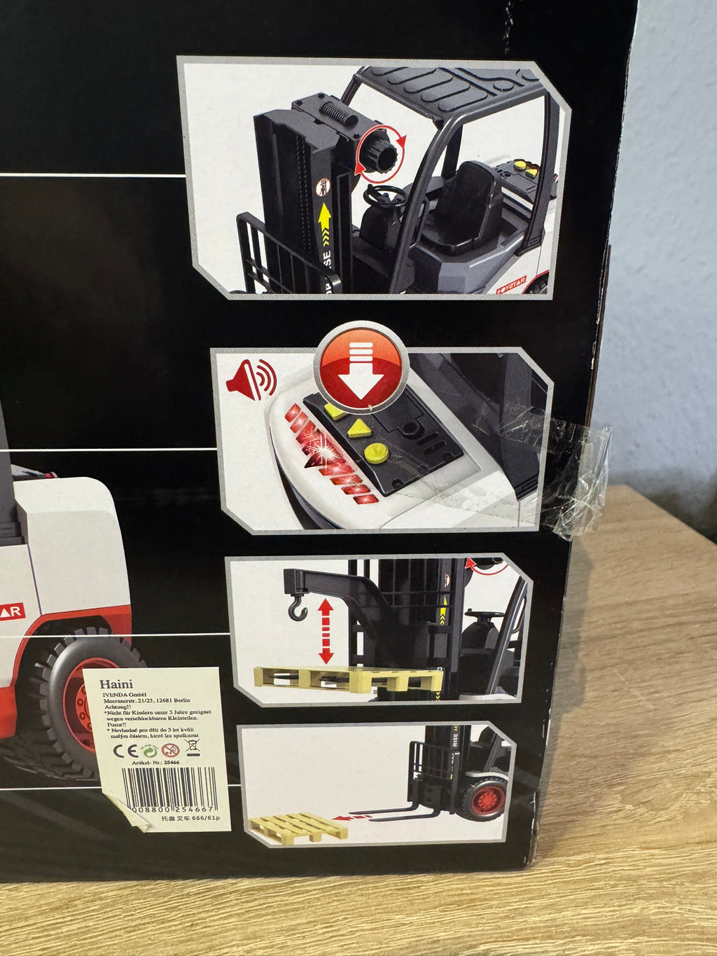 Gabelstapler Spielzeug  Forklift 32x20x13cm #067