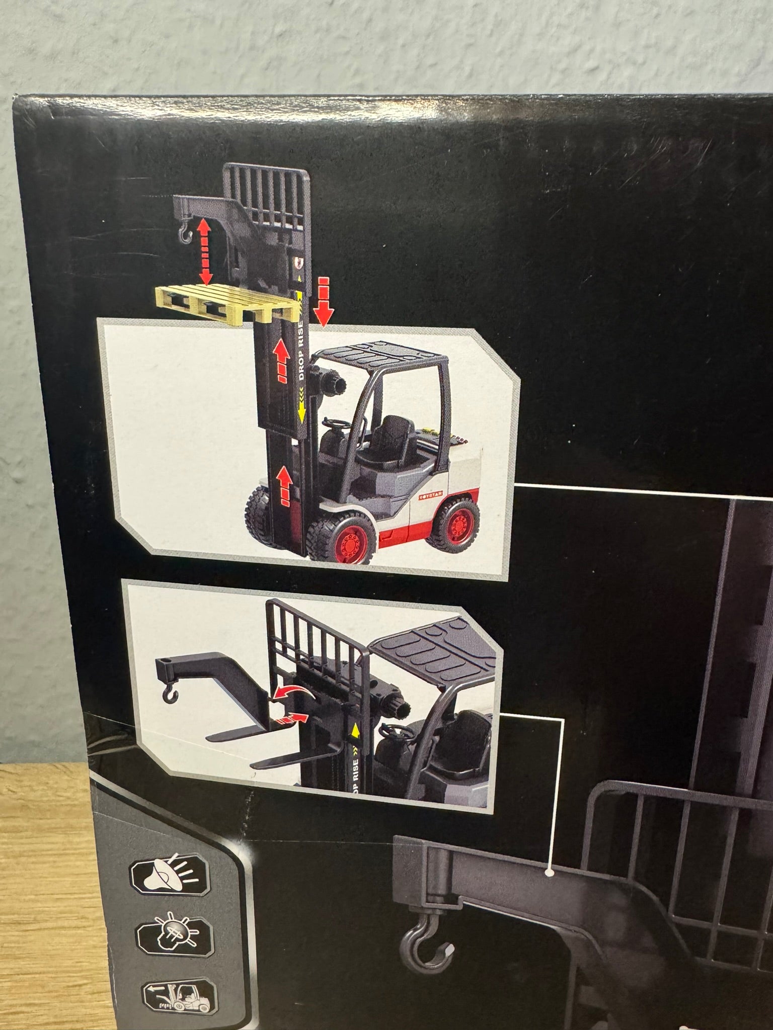 Gabelstapler Spielzeug  Forklift 32x20x13cm #067