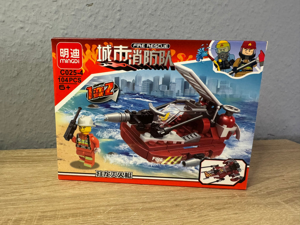 Lego Feuerlöschboot 2 Version 104 Stk Spielzeug C025-4 #070