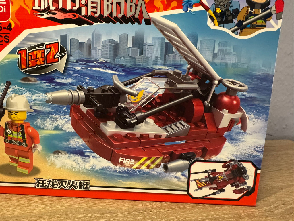 Lego Feuerlöschboot 2 Version 104 Stk Spielzeug C025-4 #070