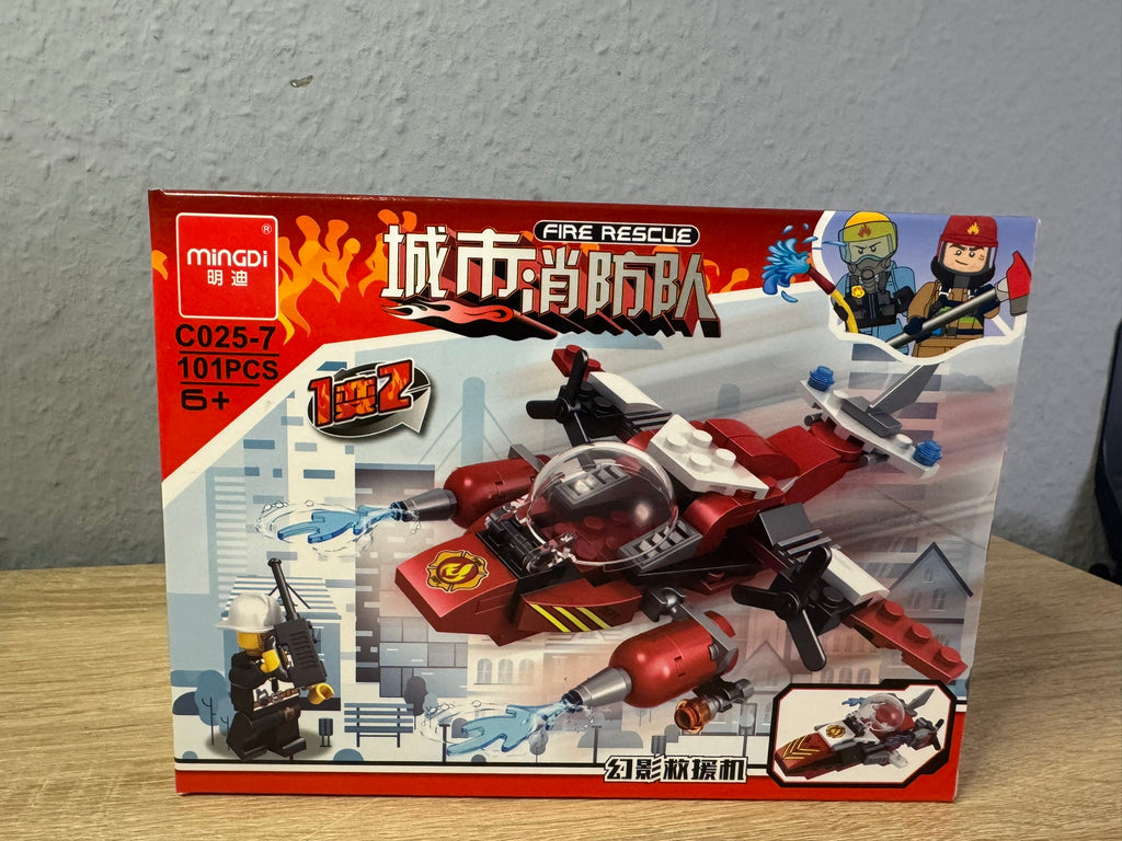 Lego Feuerwehrflugzeug 2 Version 101 Stk Spielzeug C025-7 #071