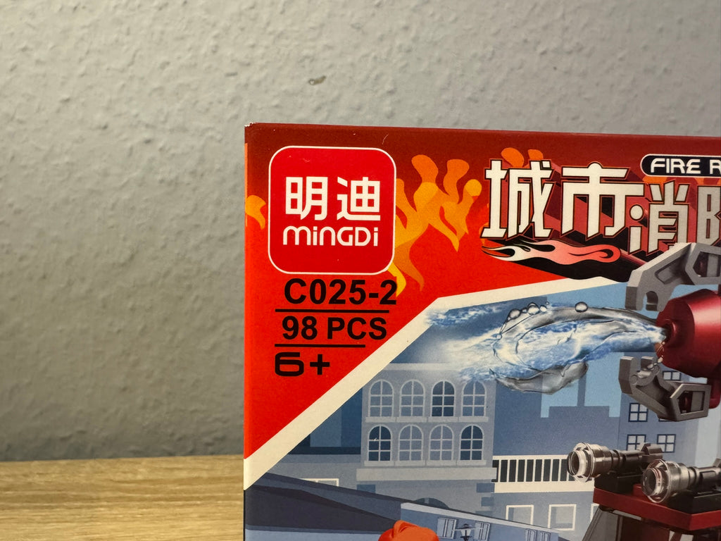 Lego Feuerwehrauto 2 Version 98 Stk Spielzeug C025-2 #074