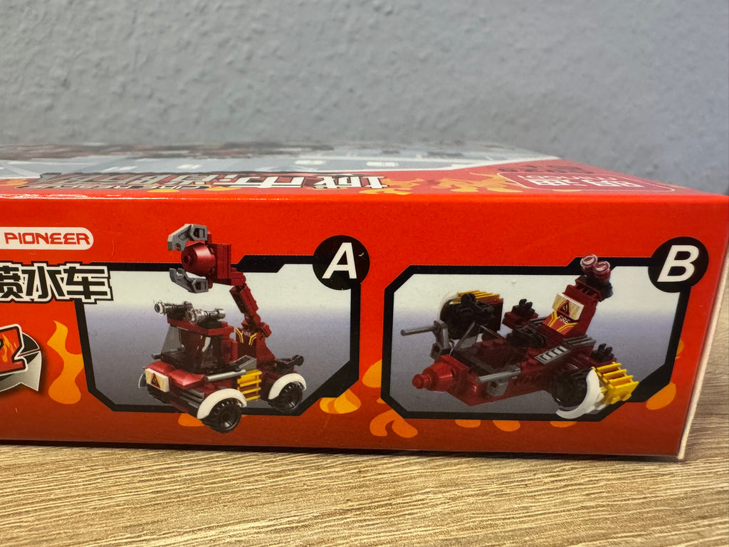 Lego Feuerwehrauto 2 Version 98 Stk Spielzeug C025-2 #074