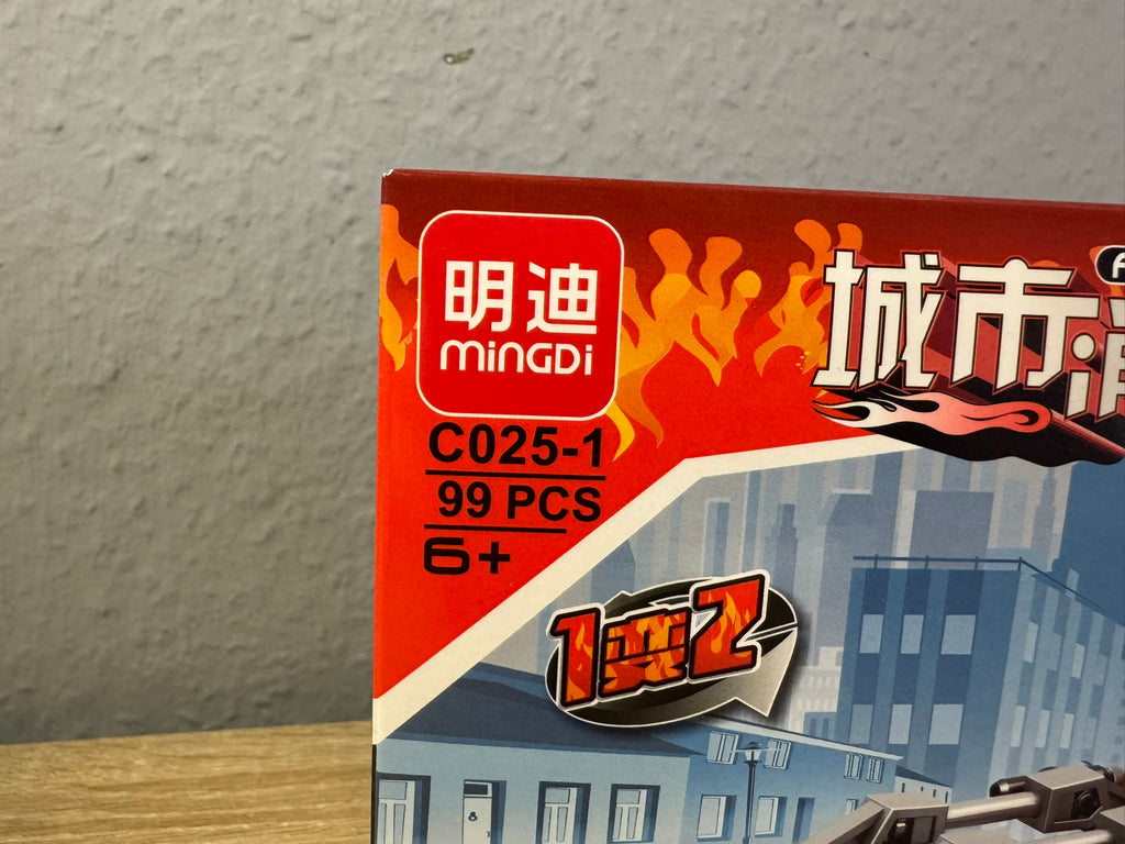 Lego Feuerwehrauto 2 Version 98 Stk Spielzeug C025-1 #075