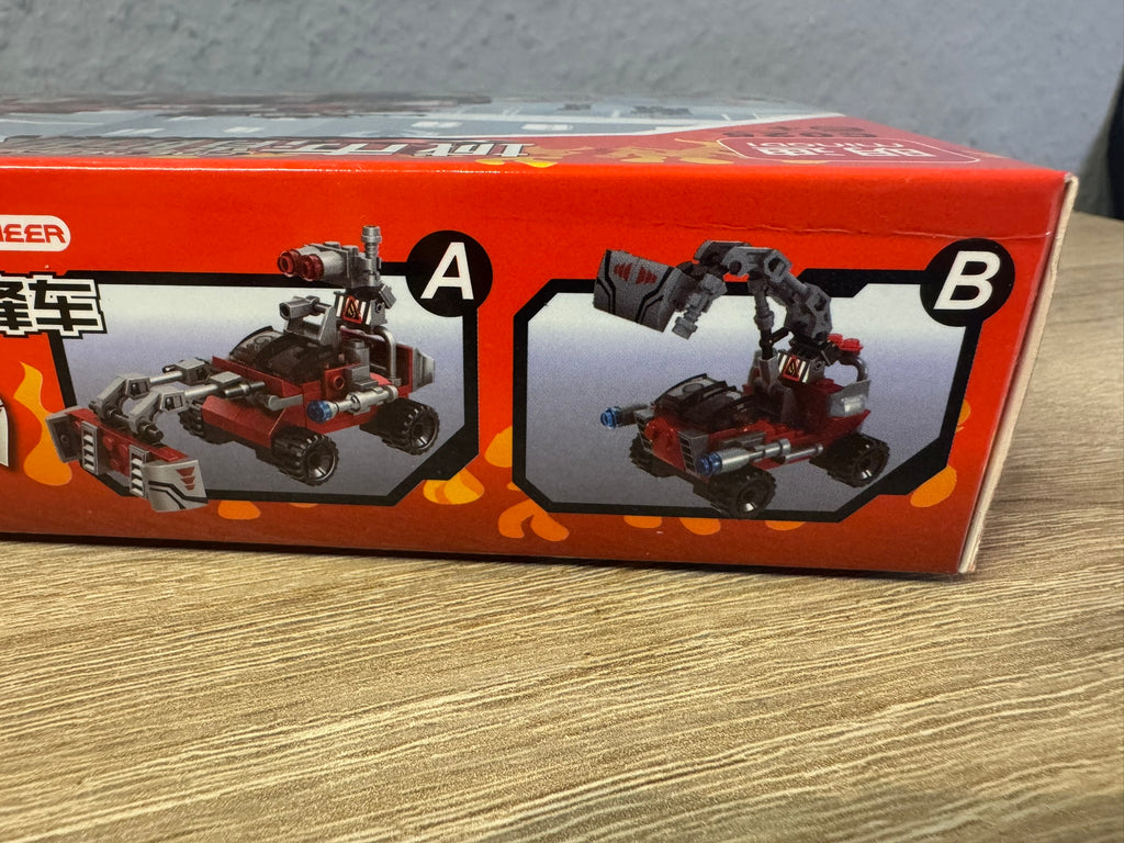 Lego Feuerwehrauto 2 Version 98 Stk Spielzeug C025-1 #075