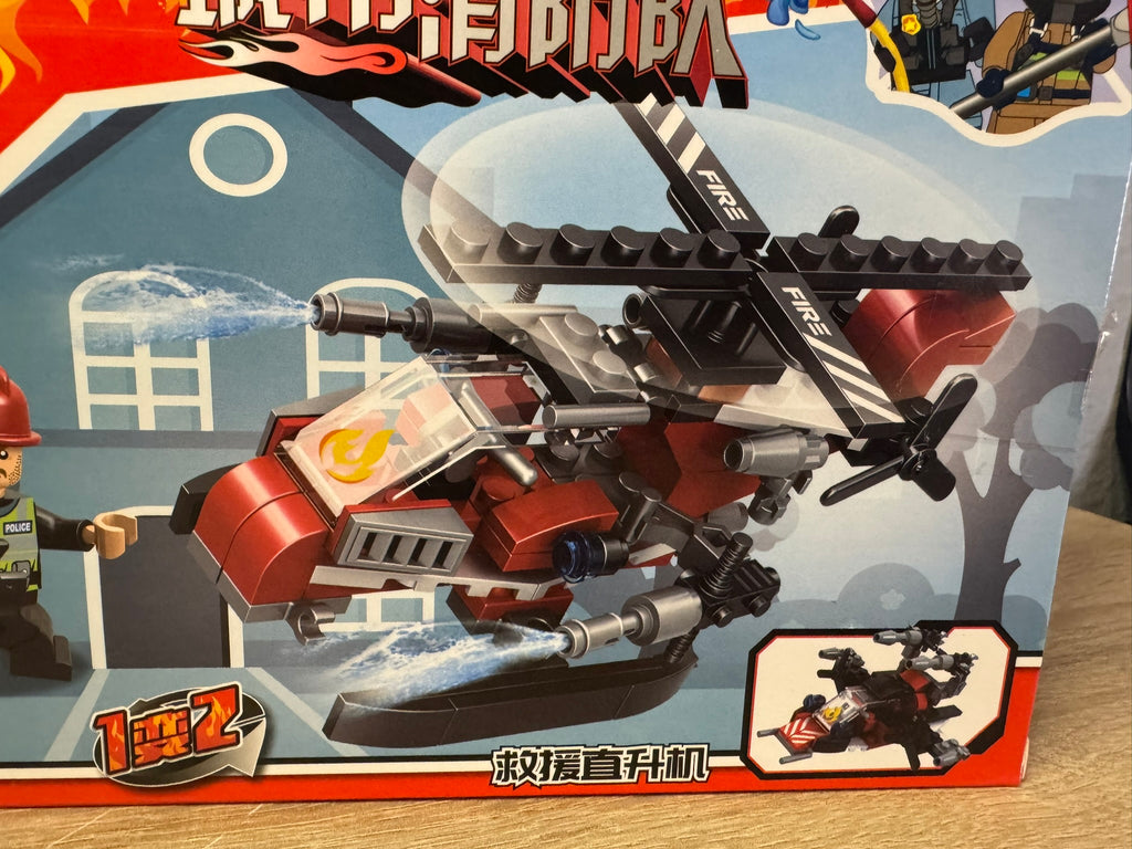 Lego Feuerwehrhubschrauber 2 Version 103 Stk Spielzeug C025-5 #076