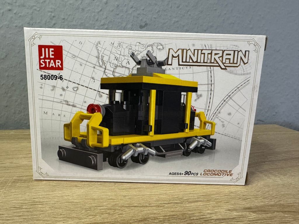 Lego Zug Minitrain 90 Stk Crocodile Locomotive Spielzeug #077