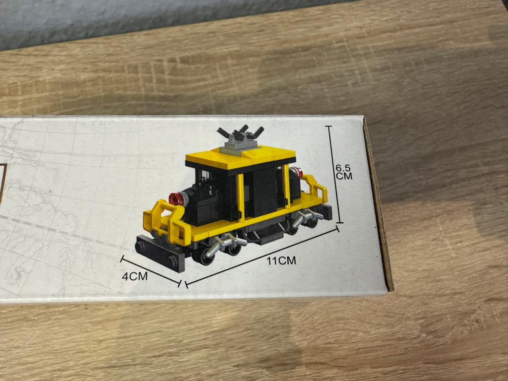 Lego Zug Minitrain 90 Stk Crocodile Locomotive Spielzeug #077