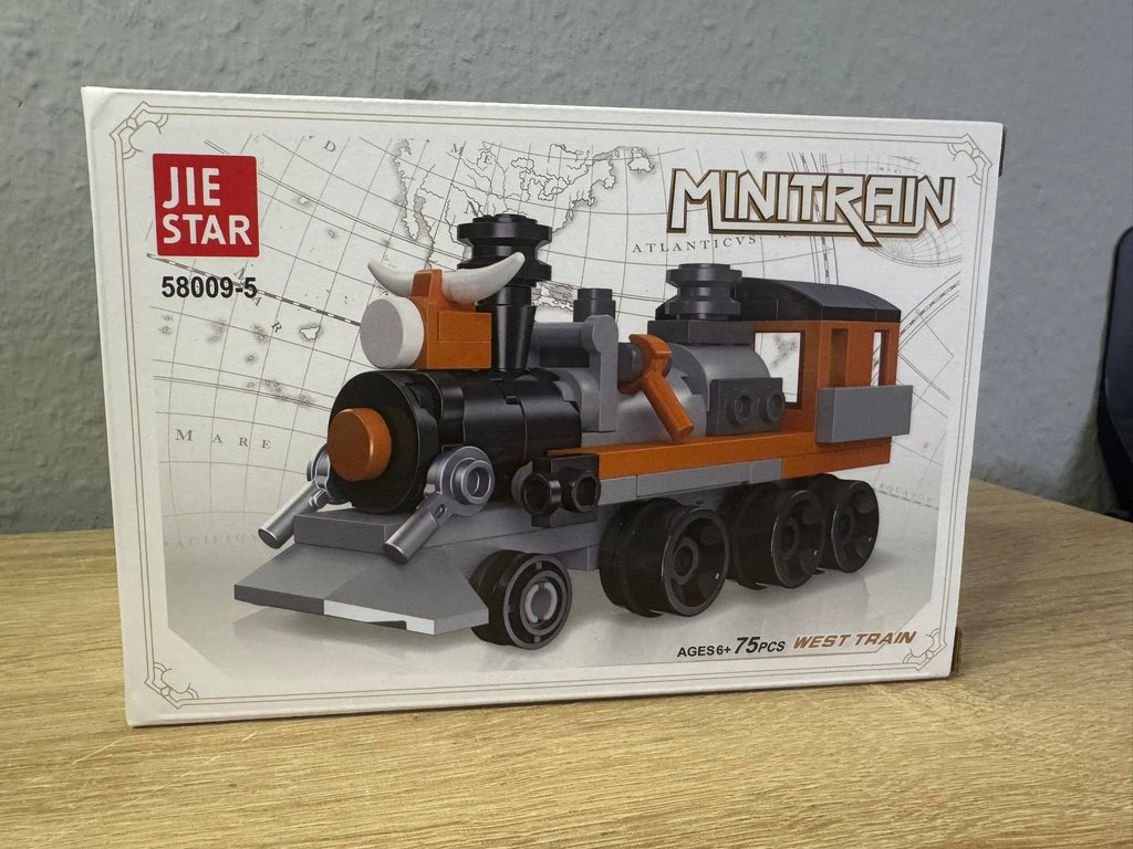 Lego Zug Minitrain 75 Stk West Train Locomotive Spielzeug #078