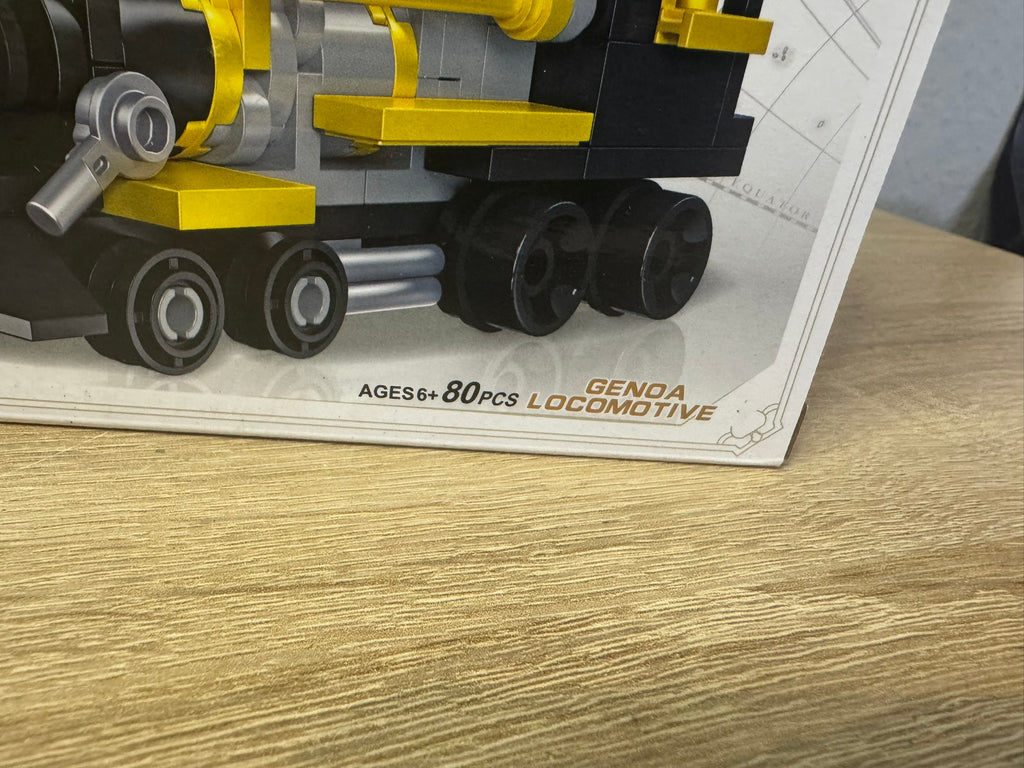 Lego Zug Minitrain 80 Stk Genoa Locomotive Spielzeug #080