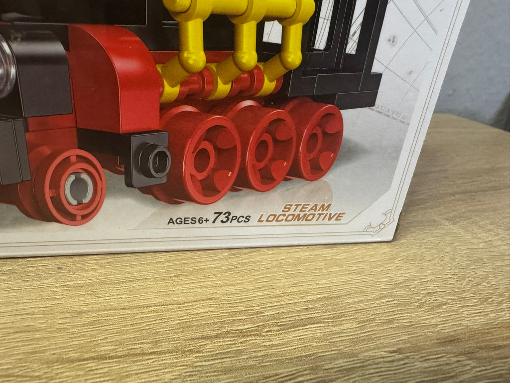 Lego Zug Minitrain 73 Stk Steam Locomotive Spielzeug #082