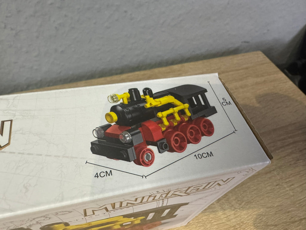 Lego Zug Minitrain 73 Stk Steam Locomotive Spielzeug #082