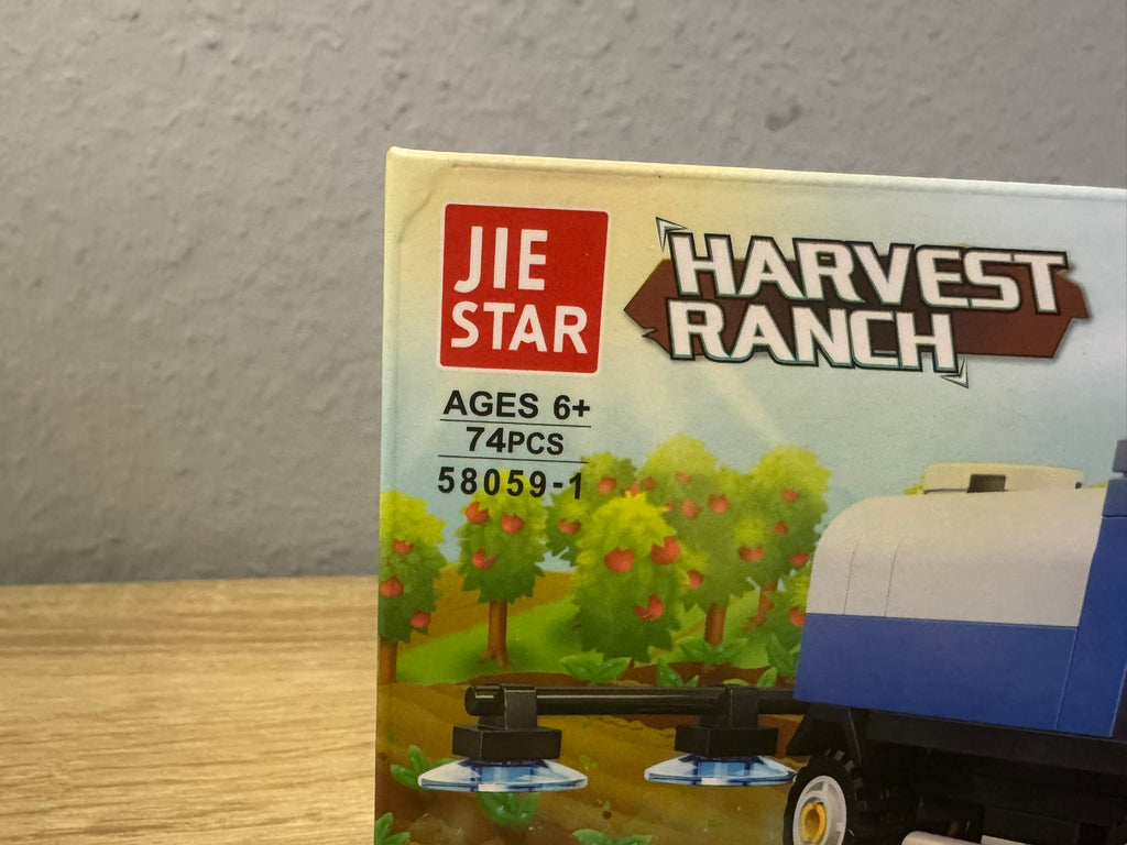 Lego LKW Pestizid-Sprühwagen 74 Stk Spielzeug Landmaschinen Harvest Ranch #083