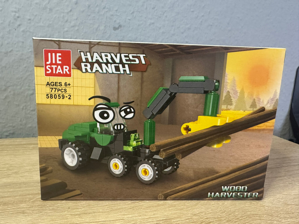 Lego Holzerntemaschine Spielzeug 77 Stk Baumaschine Landmaschinen Harvest Ranch #084