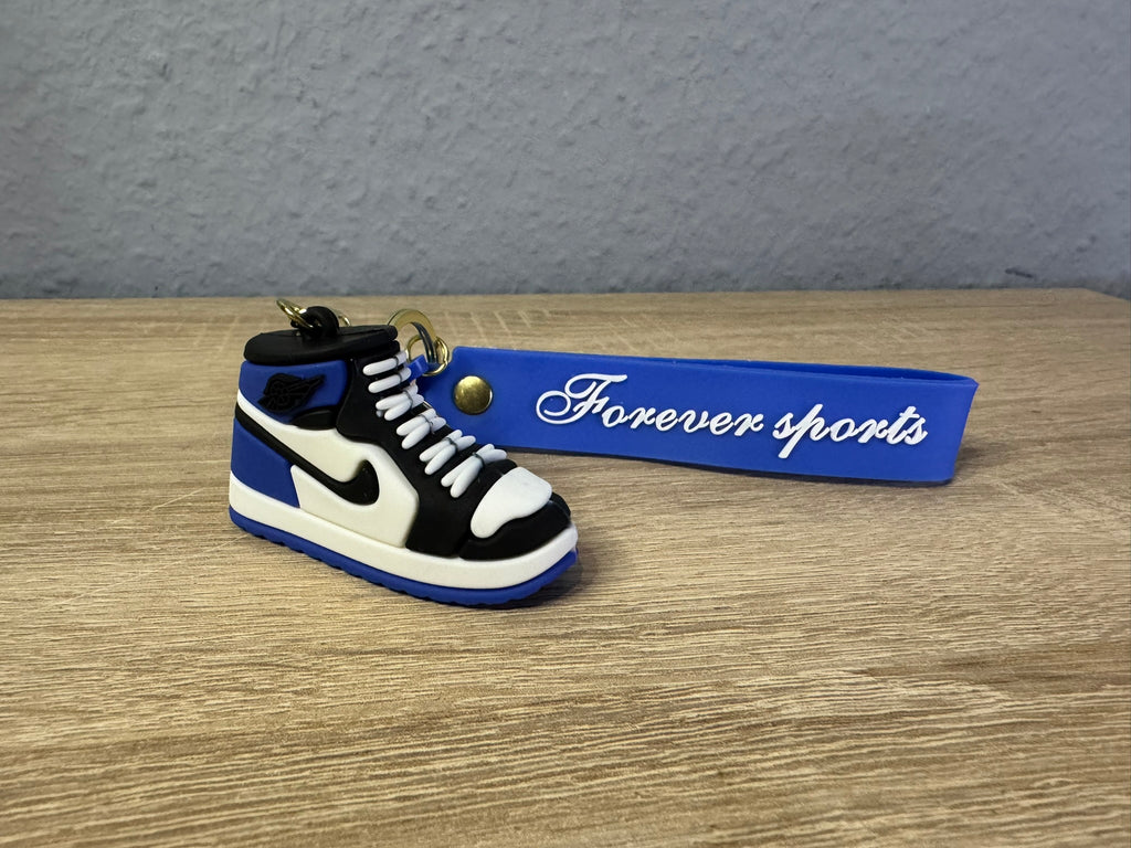 Schlüsselanhänger Air Force 1 High Blau-Weiß-Schwarz #089