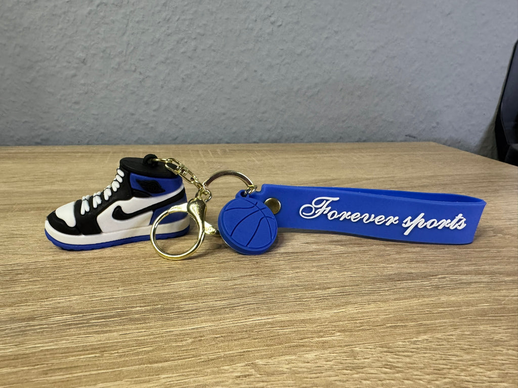 Schlüsselanhänger Air Force 1 High Blau-Weiß-Schwarz #089