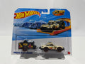 1:64 Hot Wheels Track Fleet Porsche 911 Off-Roader mit Wohnwagen #020