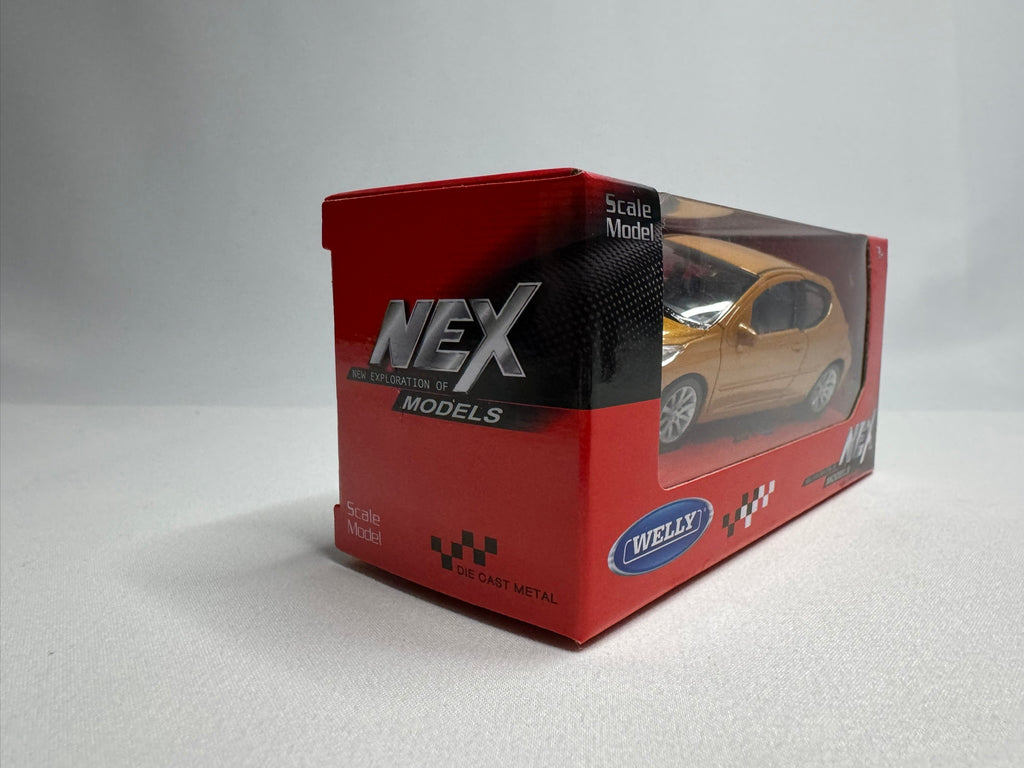1:43 Welly Peugeot 207 2006-2015 Orange #034