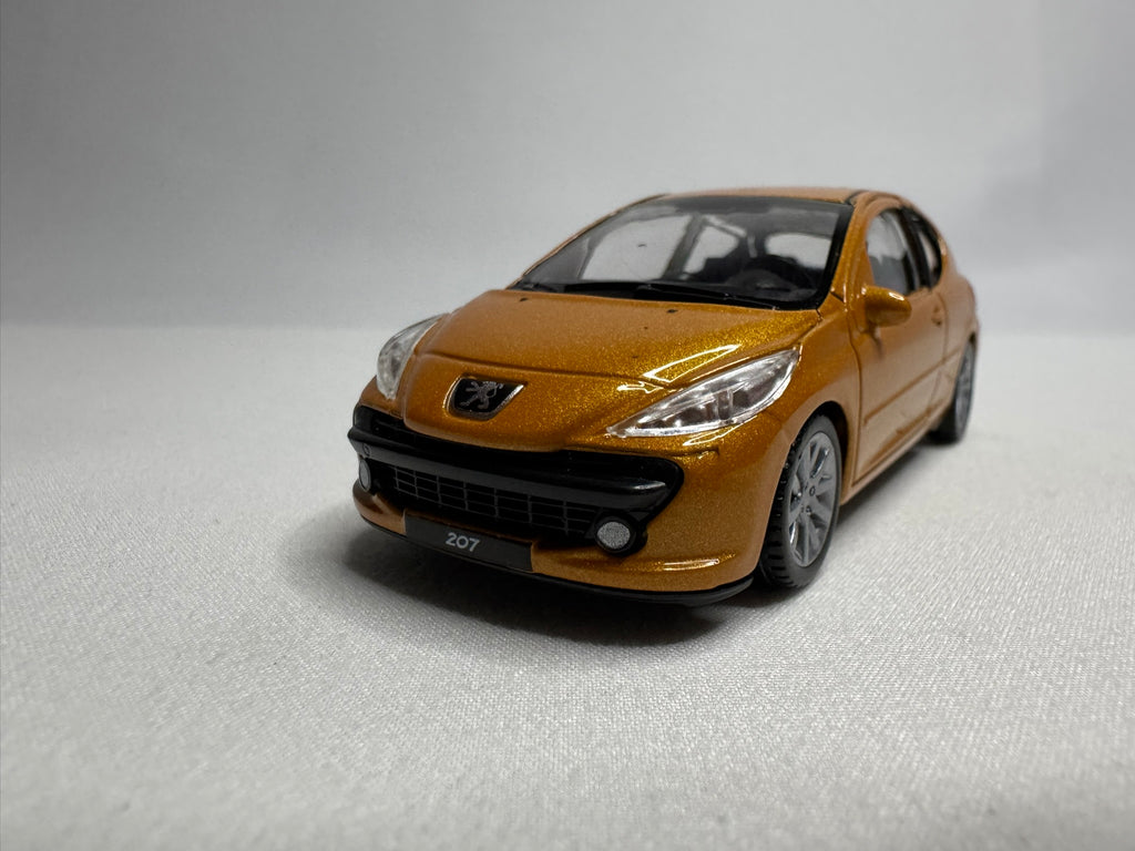 1:43 Welly Peugeot 207 2006-2015 Orange #034