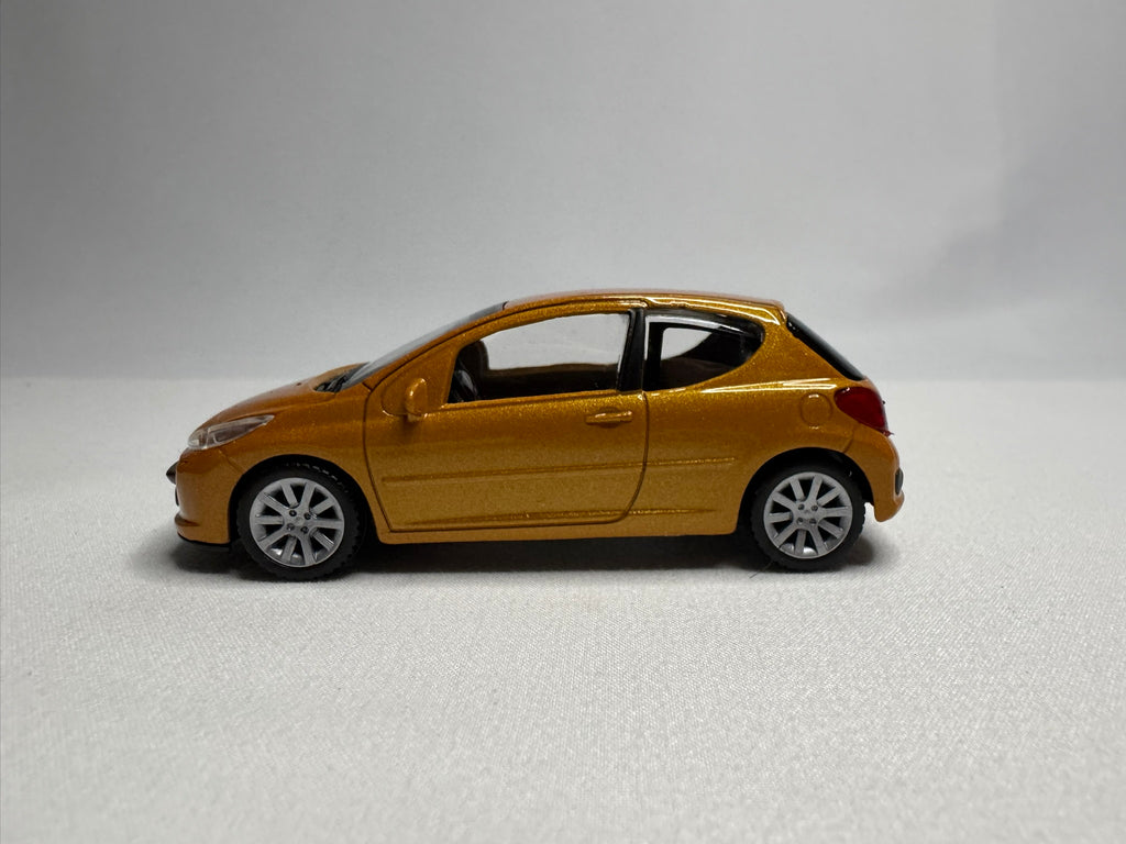 1:43 Welly Peugeot 207 2006-2015 Orange #034