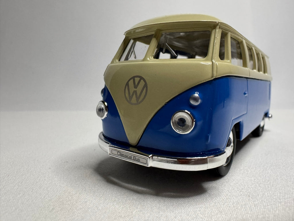 1:38 Welly VW Volkswagen T1 Bus 1963 Blau-Weiß #040