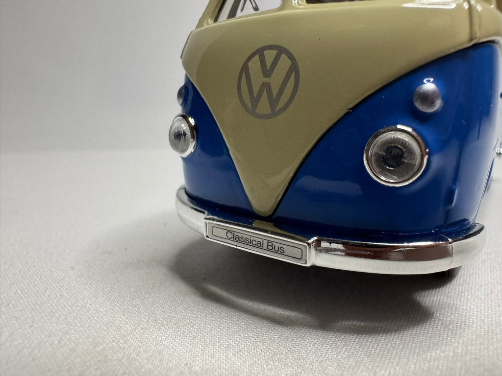 1:38 Welly VW Volkswagen T1 Bus 1963 Blau-Weiß #040