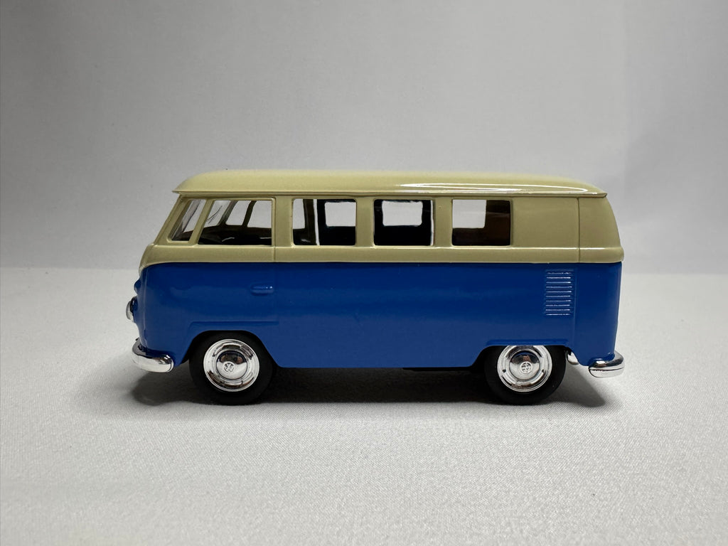 1:38 Welly VW Volkswagen T1 Bus 1963 Blau-Weiß #040