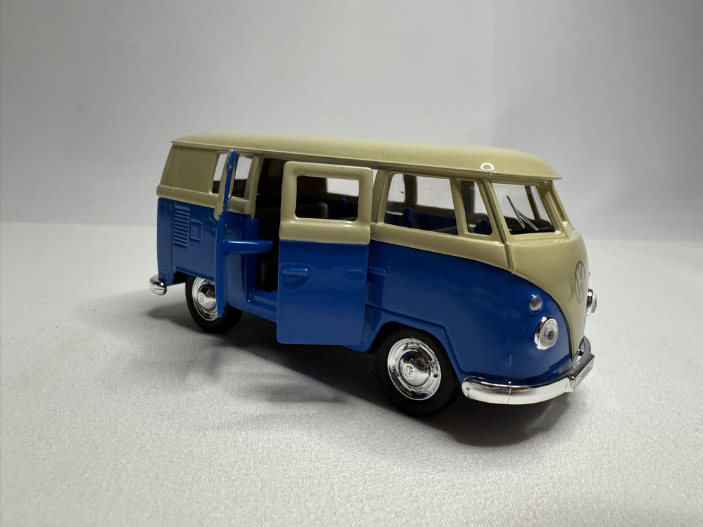 1:38 Welly VW Volkswagen T1 Bus 1963 Blau-Weiß #040