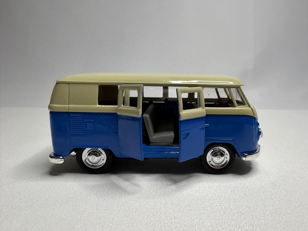 1:38 Welly VW Volkswagen T1 Bus 1963 Blau-Weiß #040